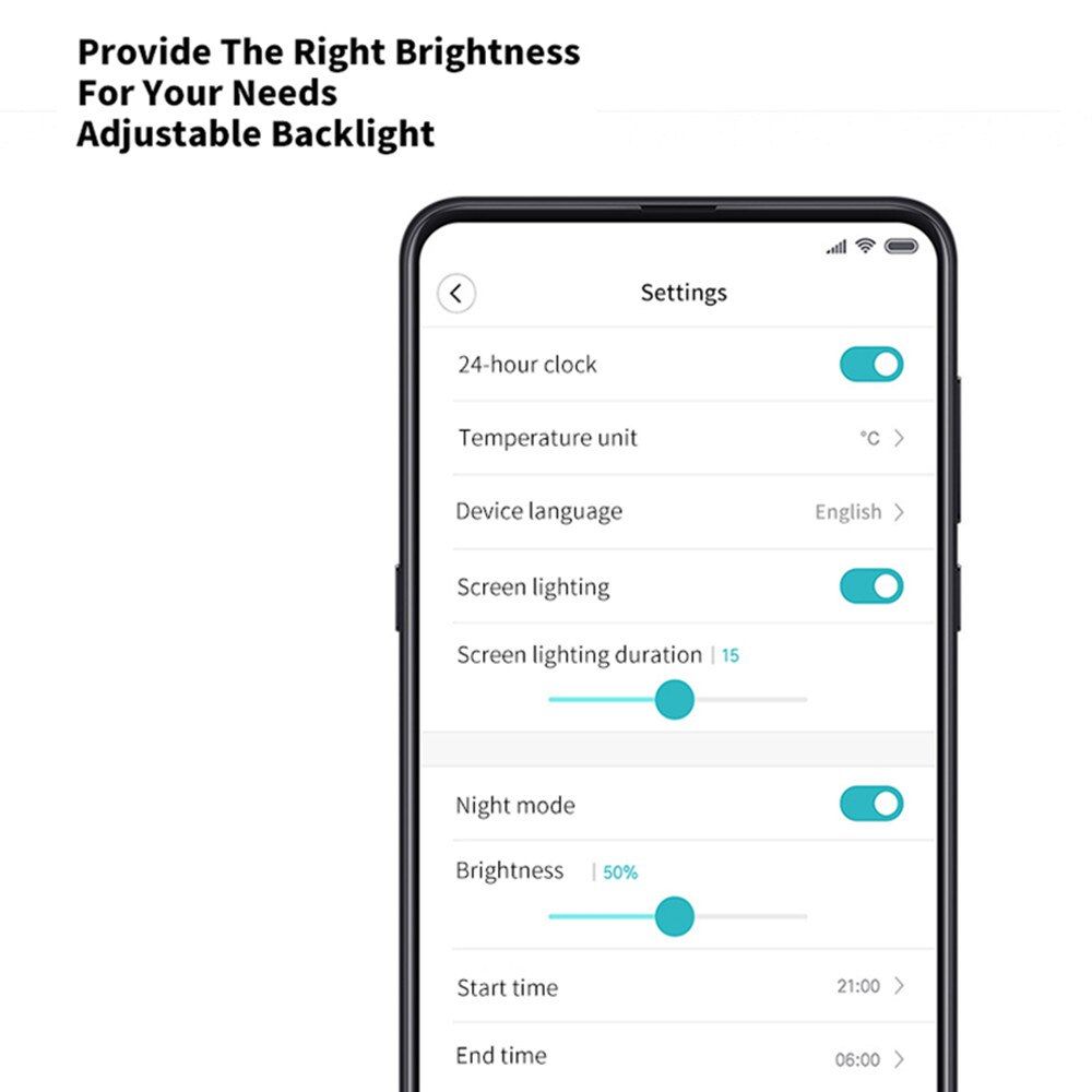 Xiaomi Qingping Bluetooth Alarm Clock Temperature