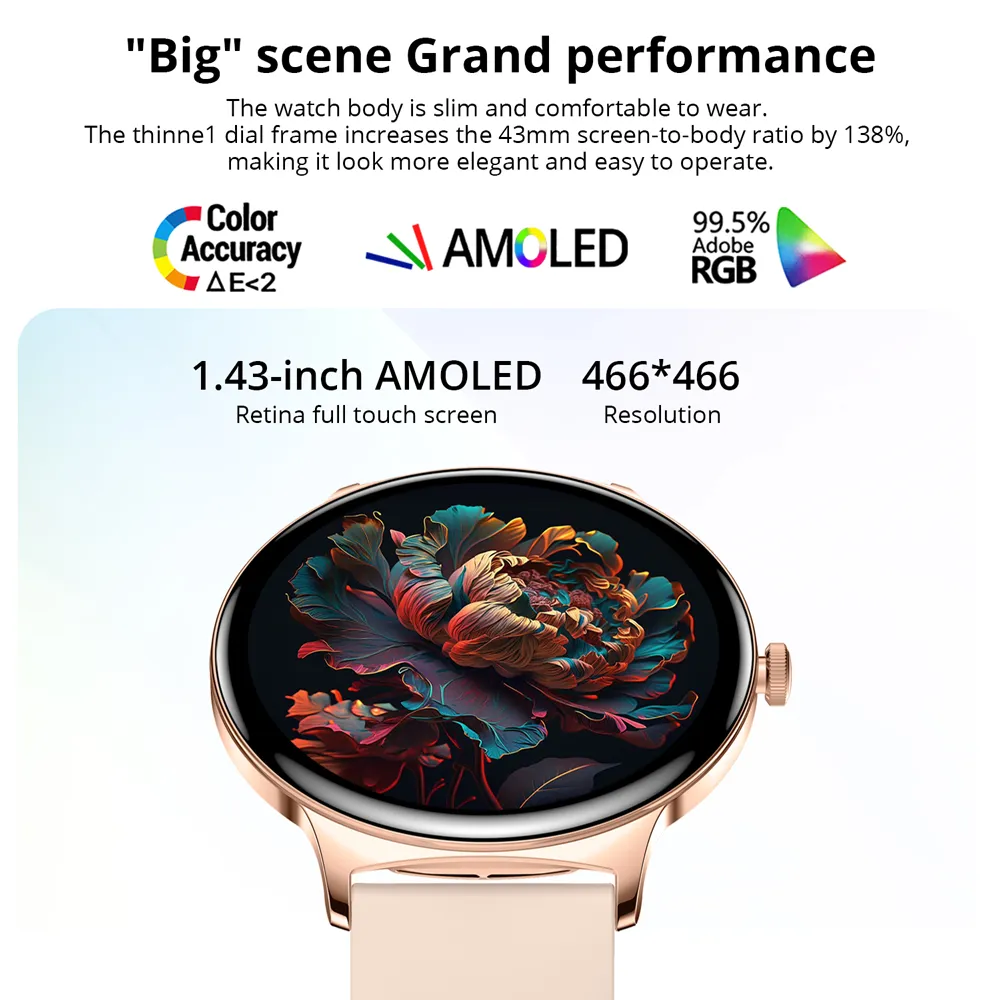 COLMi V89 Smart Watch AMOLED Display