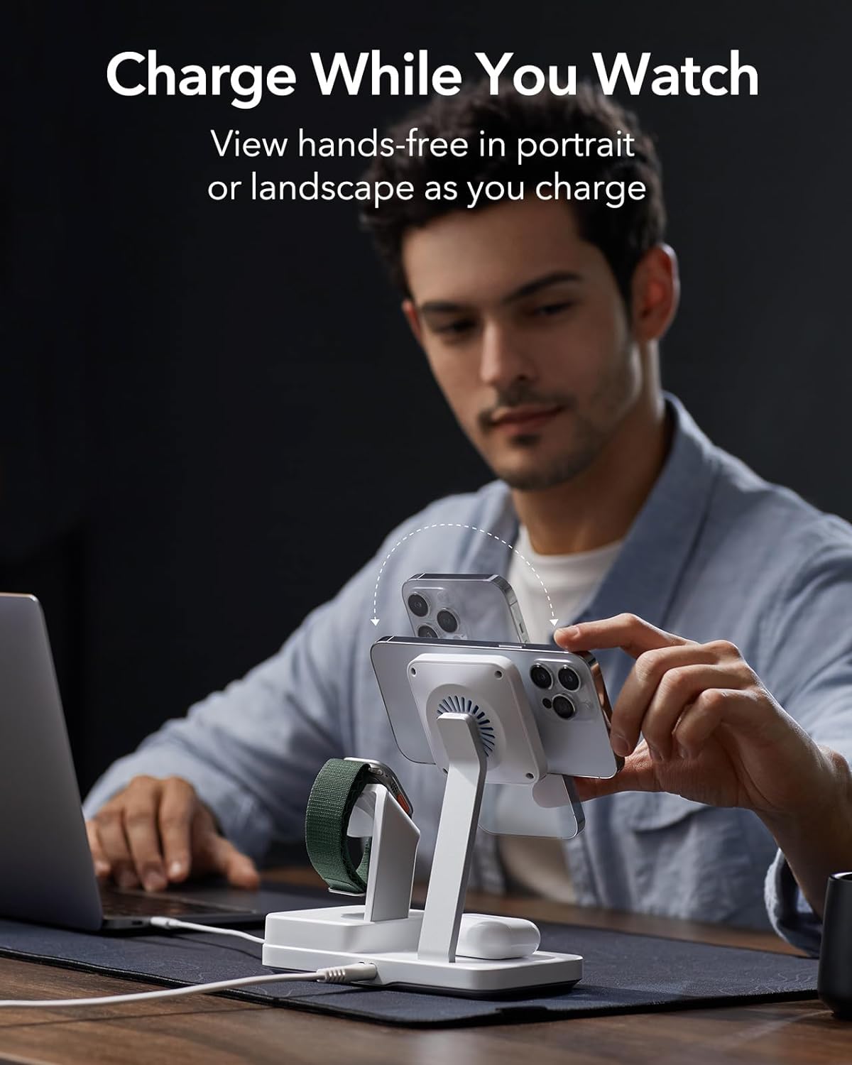 ESR 100W 6-in-1 GaN Magsafe Charging Station with CryoBoost