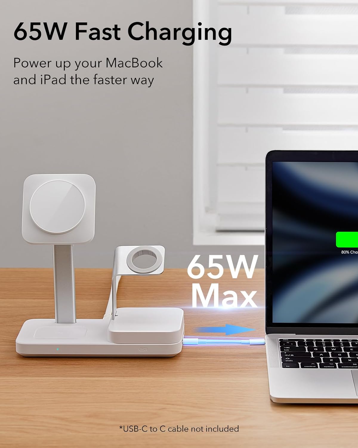 ESR 65W 5-in-1 GaN Magsafe Charging Station with CryoBoost
