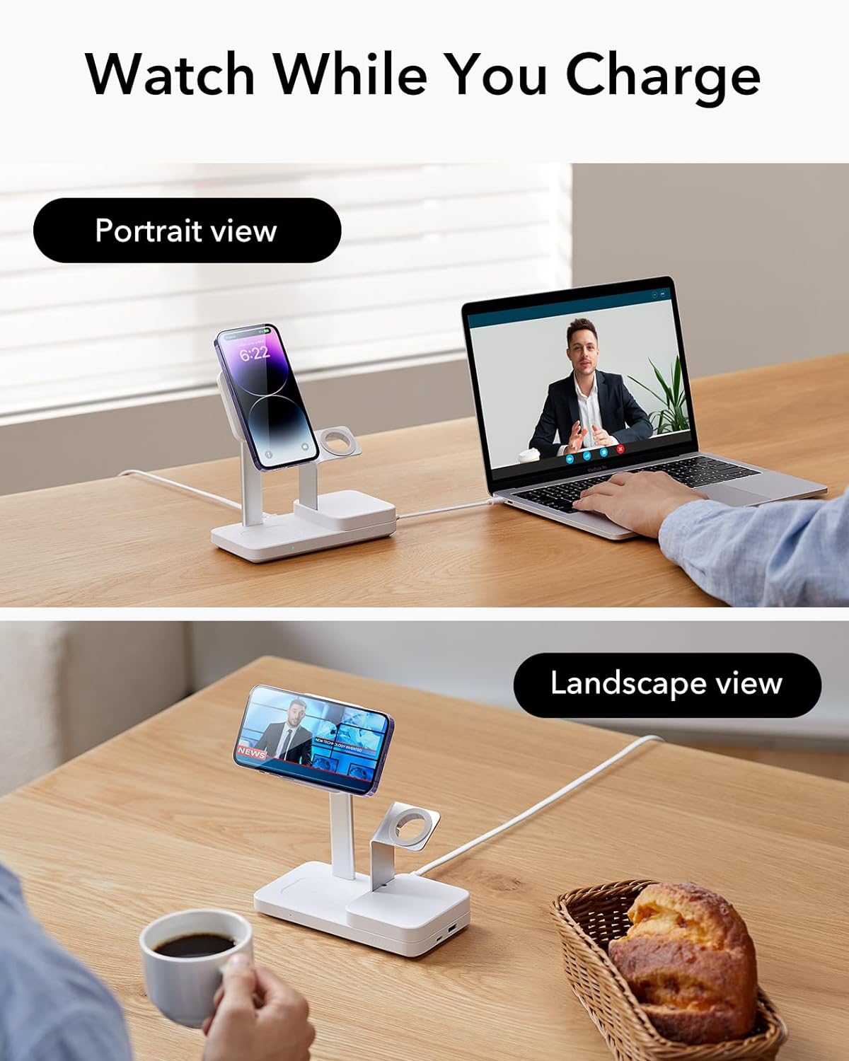 ESR 65W 5-in-1 GaN Magsafe Charging Station with CryoBoost