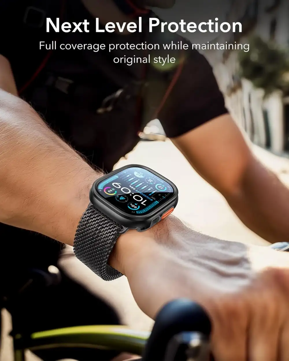 ESR Armorite Apple Watch Ultra (1+2 Pack) Watch Protector