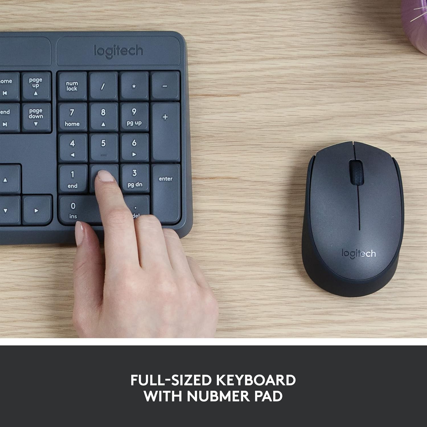 Logitech MK235 Wireless Keyboard and Mouse Combo 3