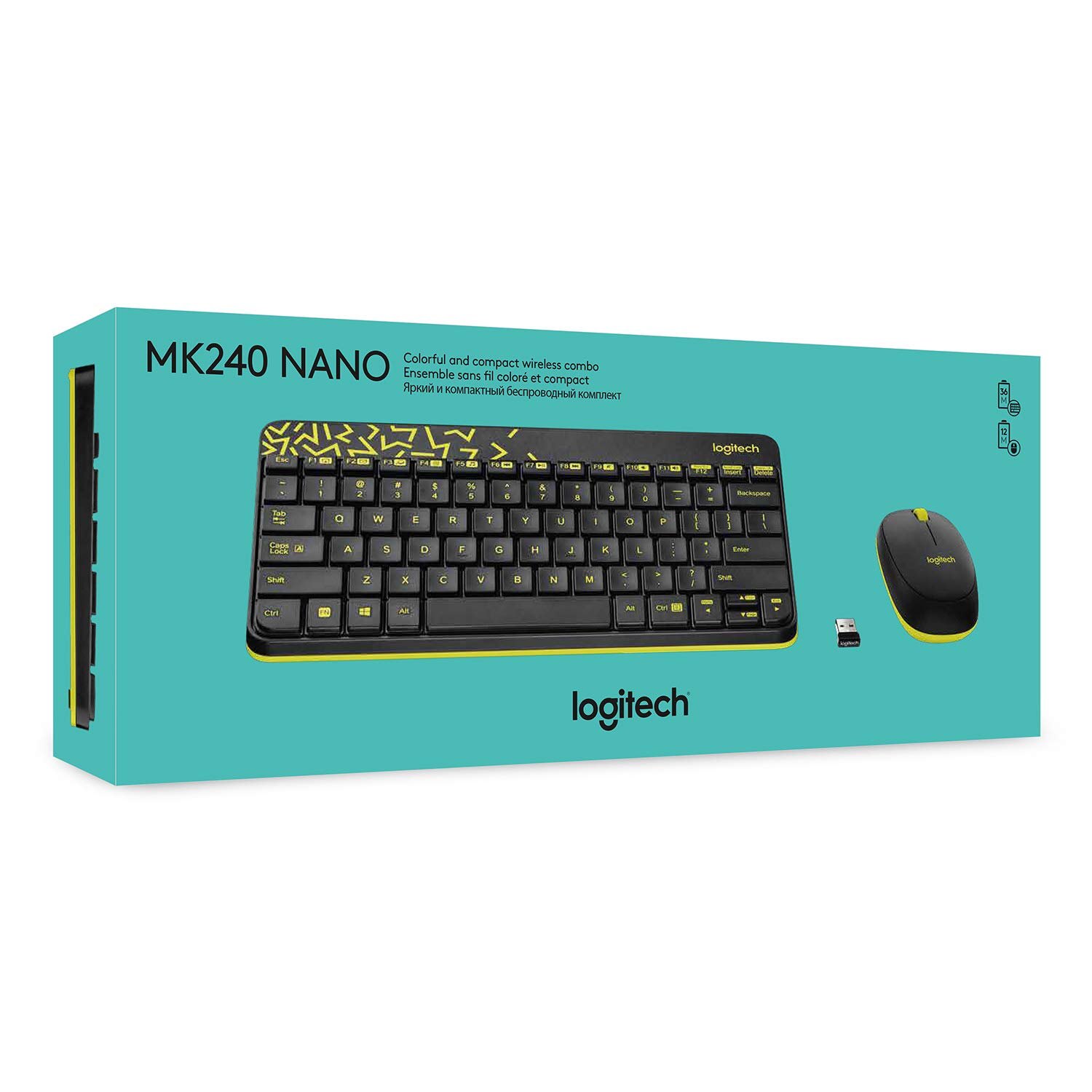 Logitech MK240 Wireless Keyboard and Mouse Combo