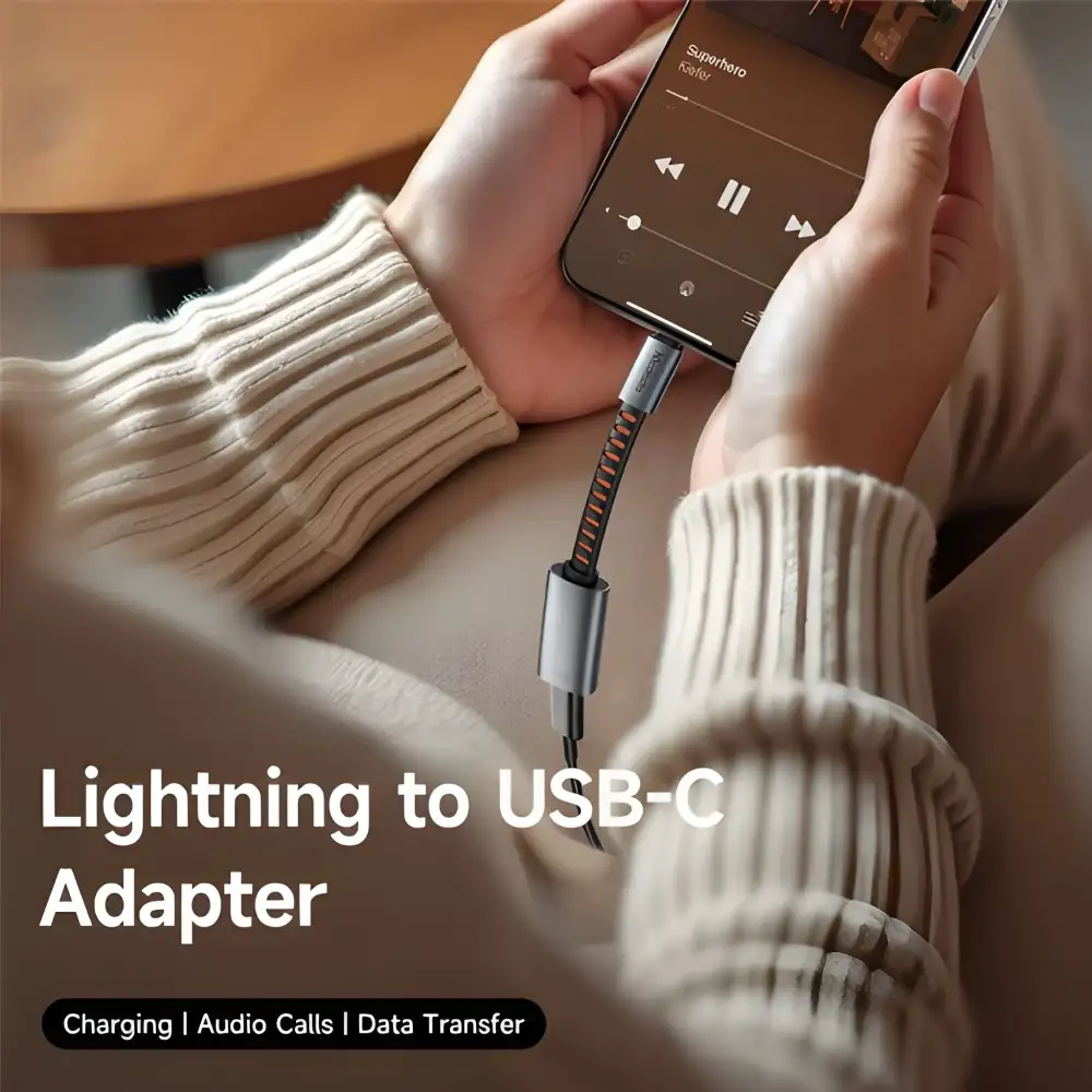 Mcdodo CA-4870 Lightning Female to USB-C Male 3 in 1 Multi Adapter High Speed Data Transfer