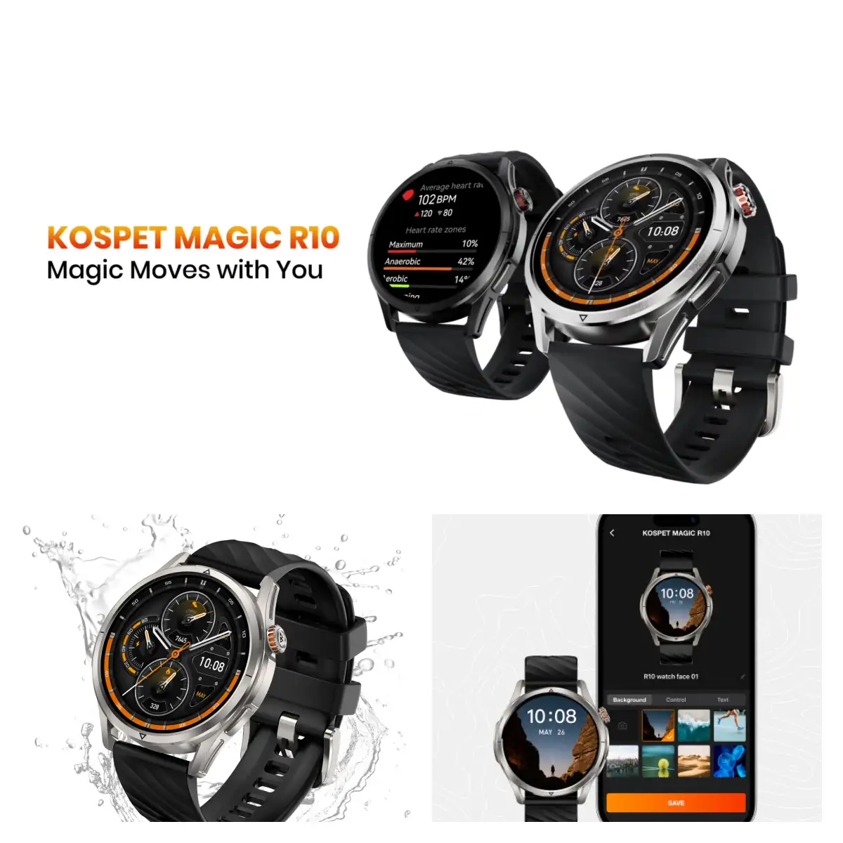 KOSPET Magic R10 BT Calling Smart Watch