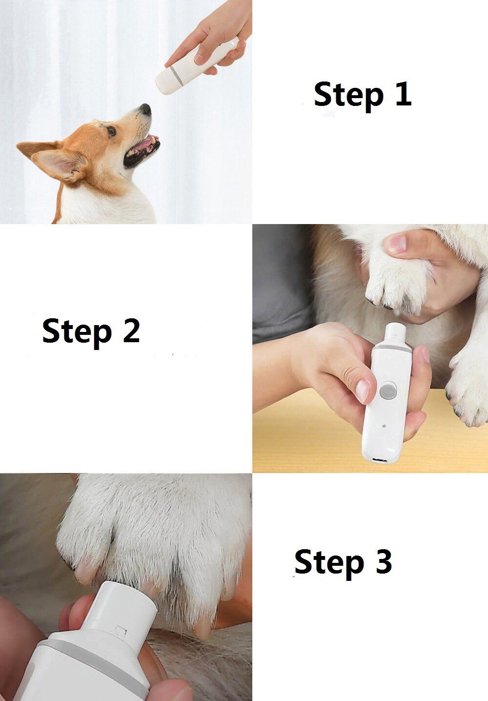 Pawbby Pet Nail Clippers Electric Nail Trimmer