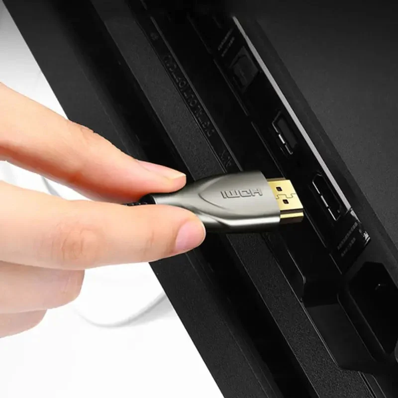 Ugreen 1.5m HDMI 2.0 Male to Male Carbon Fiber Zinc Alloy Cable Braided with chipset (50107)