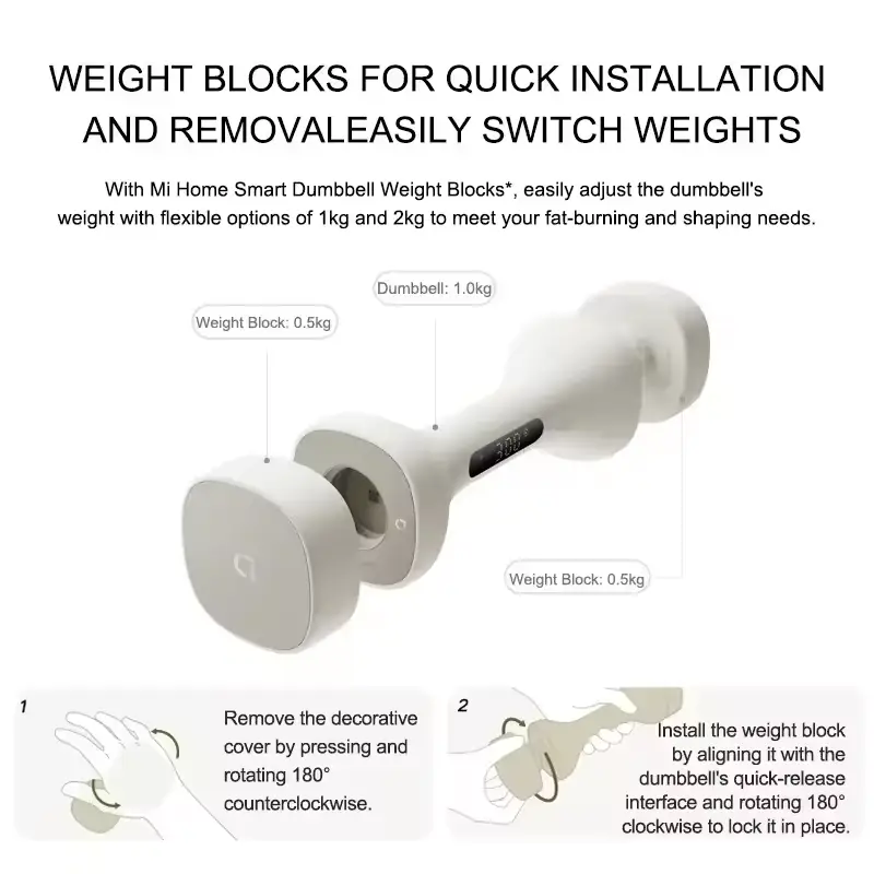 Xiaomi Mijia Smart Dumbbells for Men and Women – MJYL01YM 3