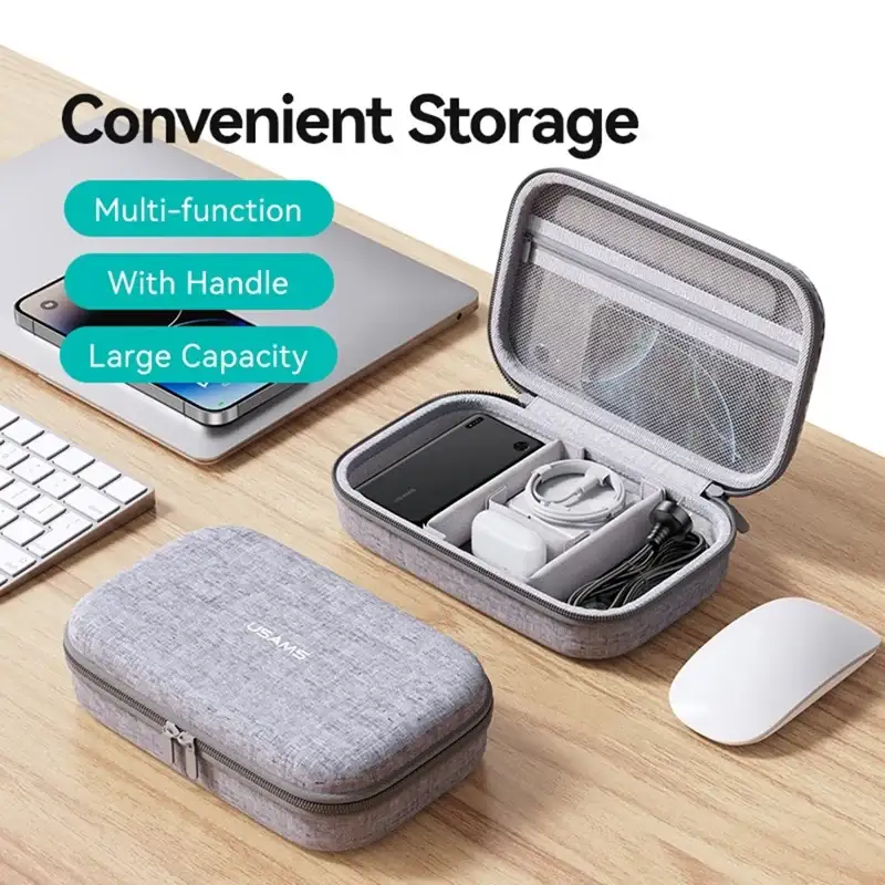 USAMS Jane05 10.6-inch Portable Storage Bag for Digital Accessories