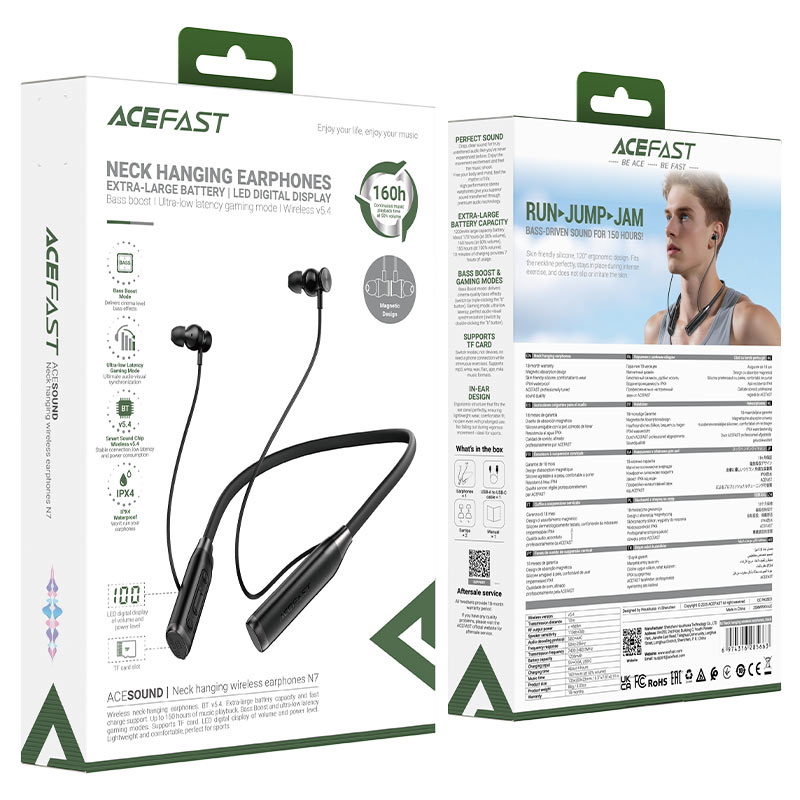 ACEFAST N7 Bluetooth Neckband Headphones