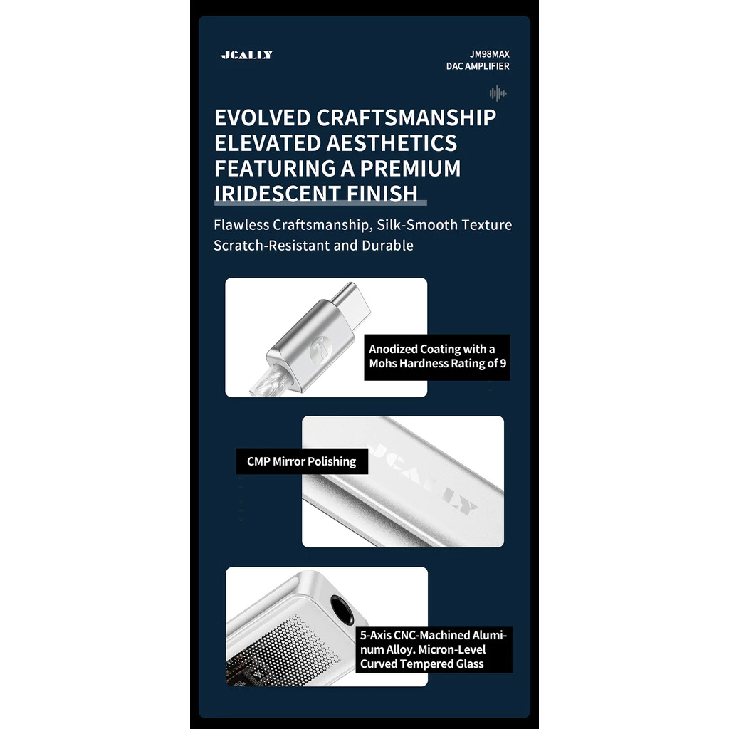 JCALLY JM98MAX Type-C High-end Portable Amplifier