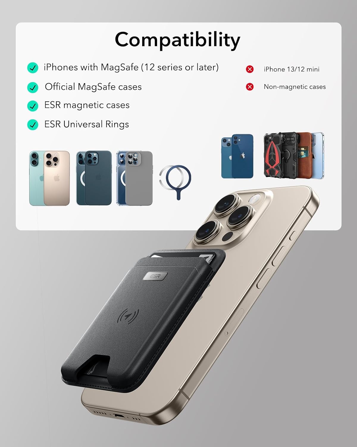 ESR Magnetic Wallet Boost (HaloLock)