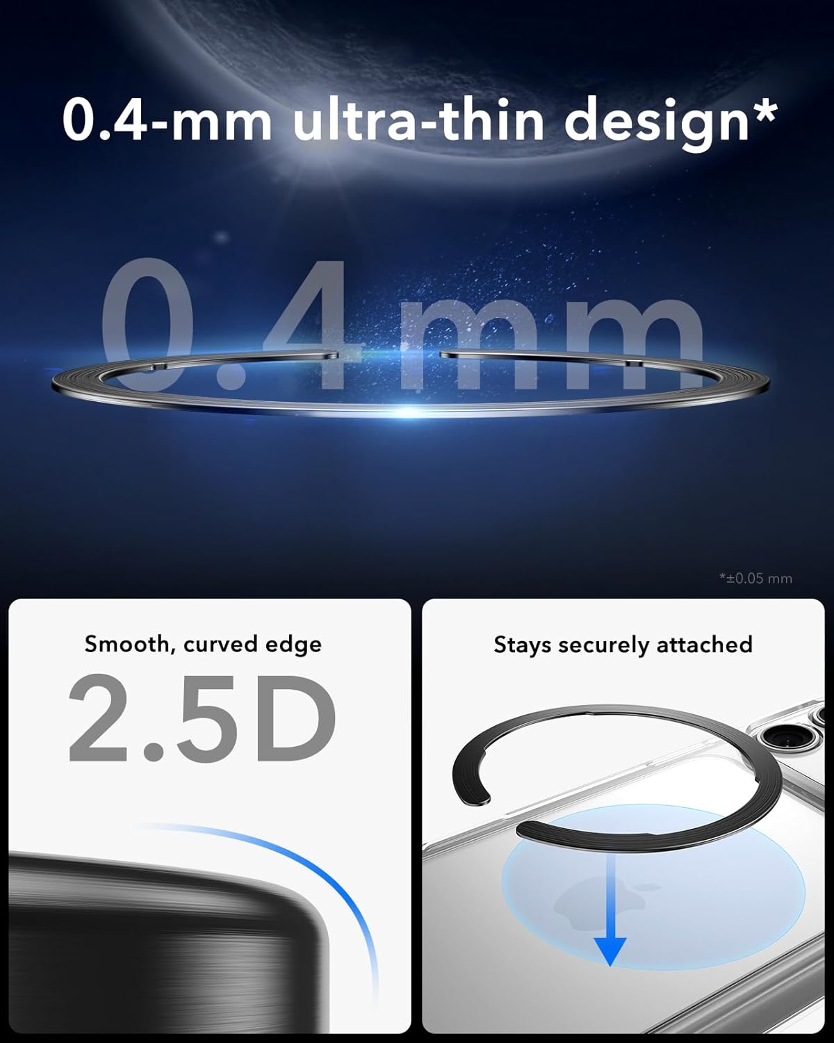 ESR Universal Ring 360 (HaloLock) MagSafe Sticker -2 Pack