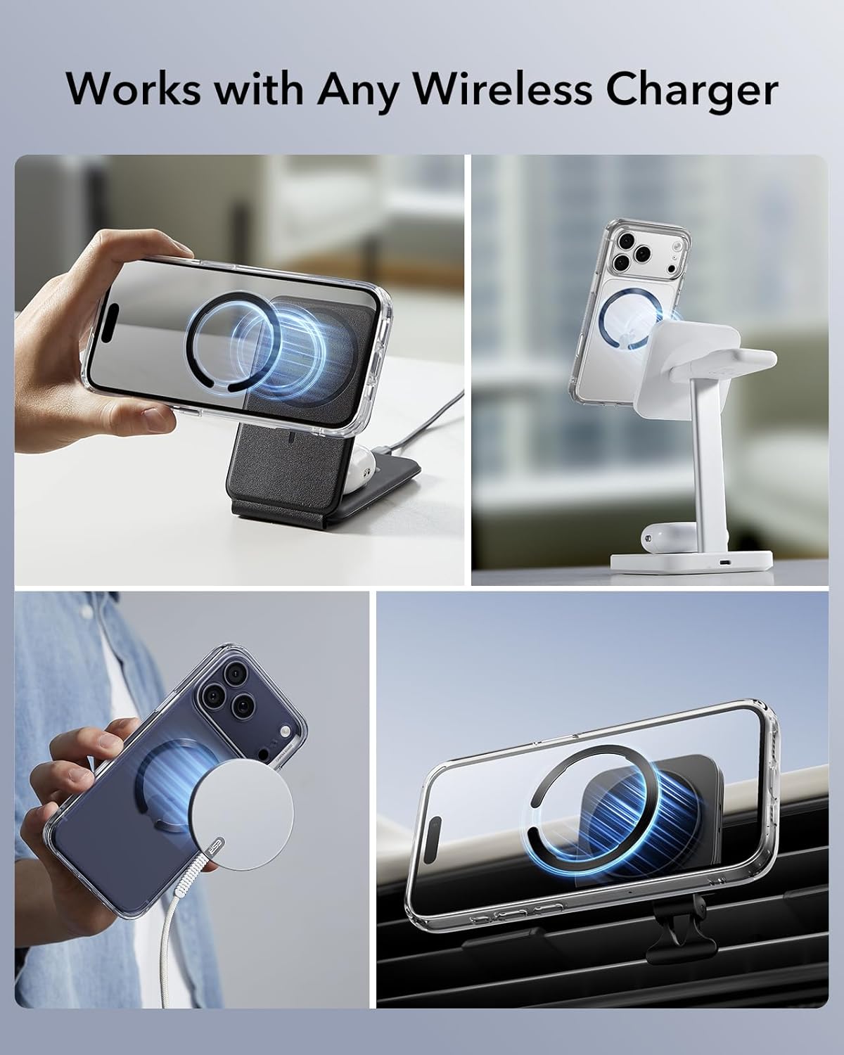 ESR Universal Ring 360 (HaloLock) MagSafe Sticker -2 Pack