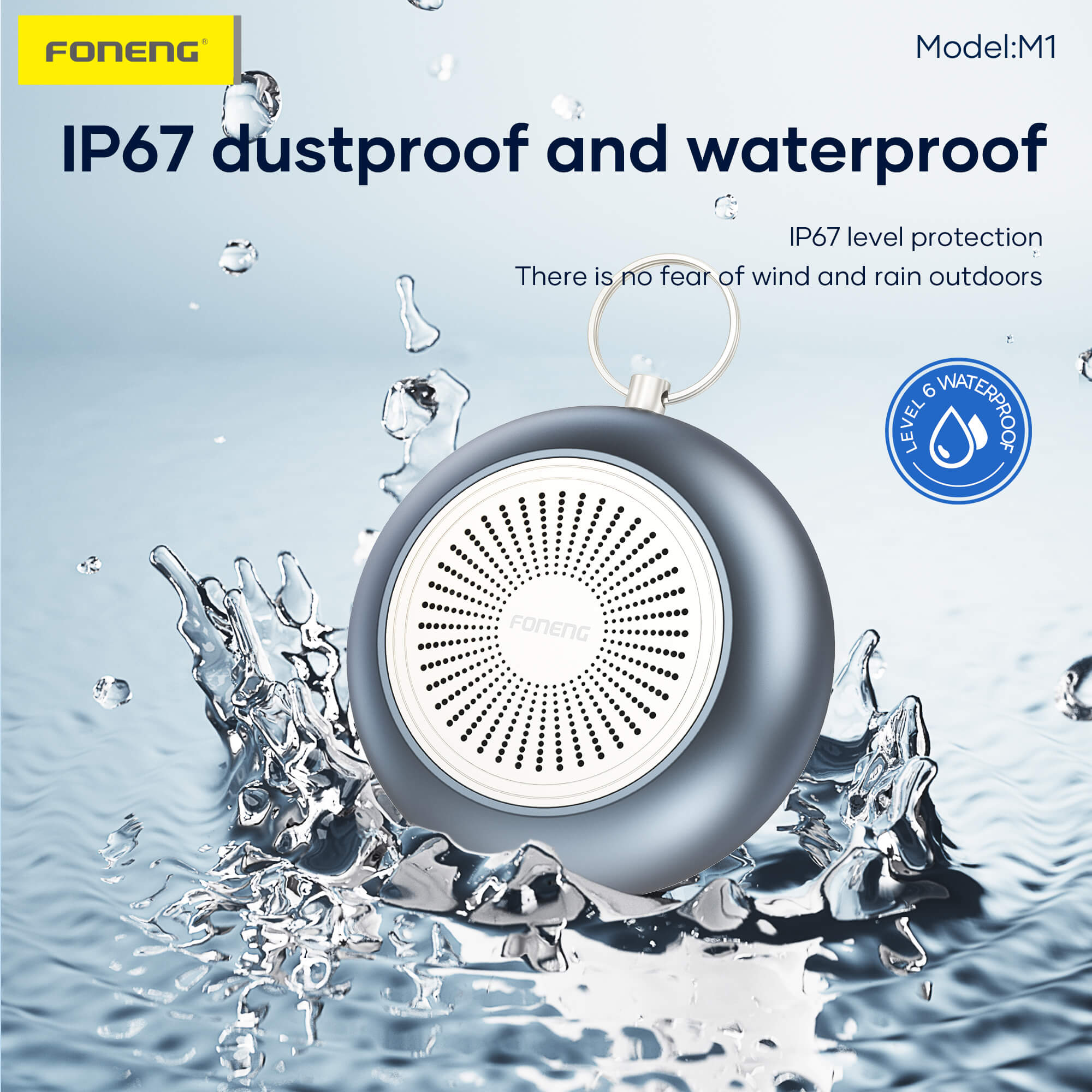 FONENG M1 Portable IP67 Waterproof Speaker