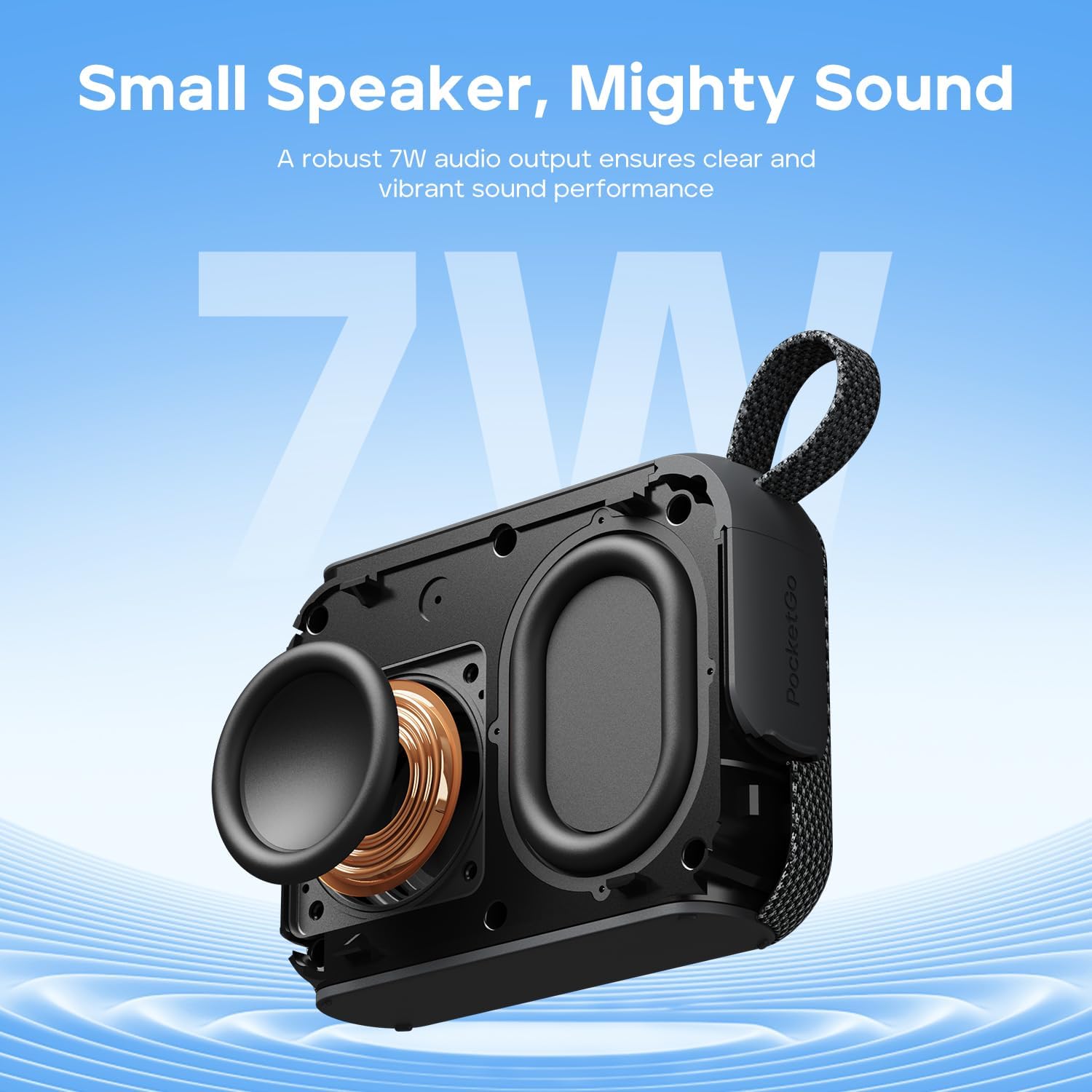 TRIBIT PocketGo Ultra Portable Bluetooth Speaker