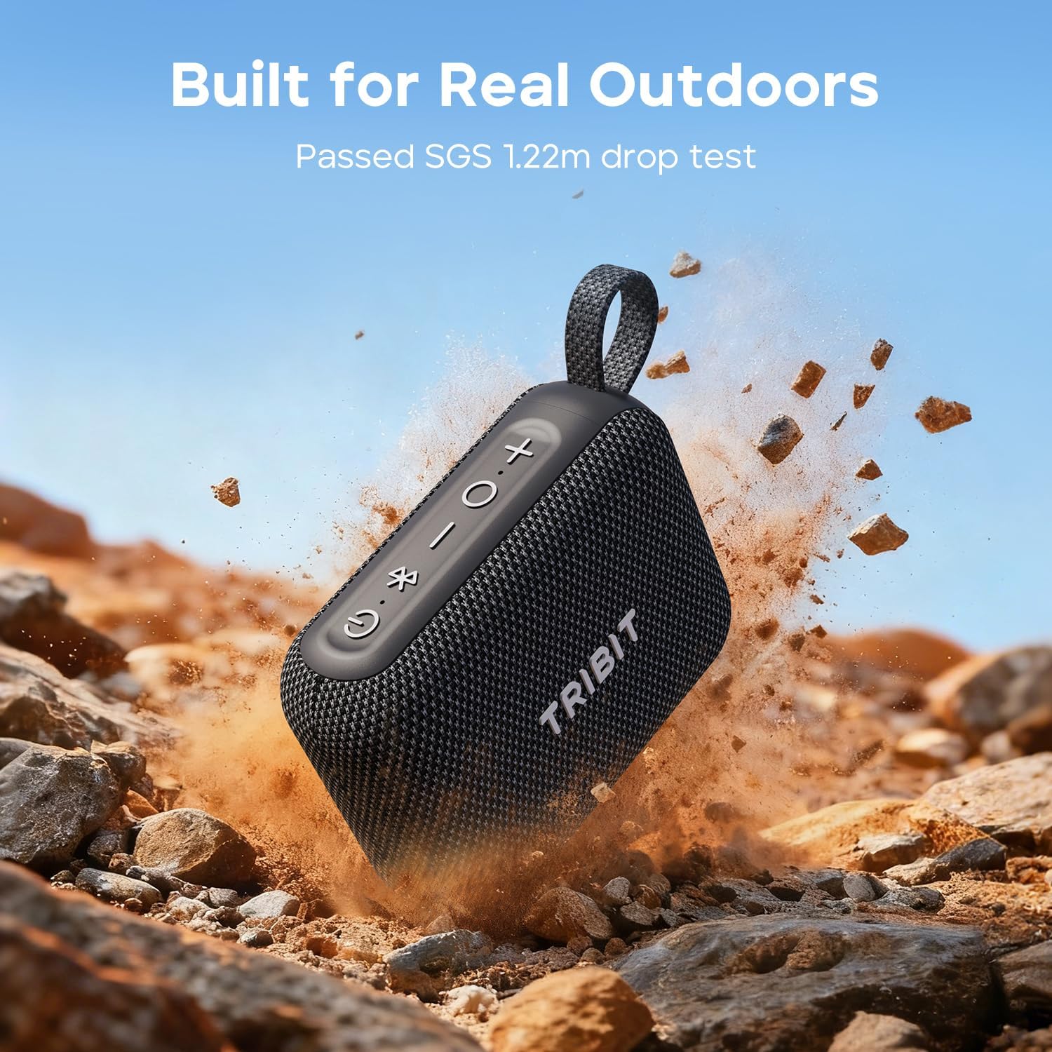 TRIBIT PocketGo Ultra Portable Bluetooth Speaker