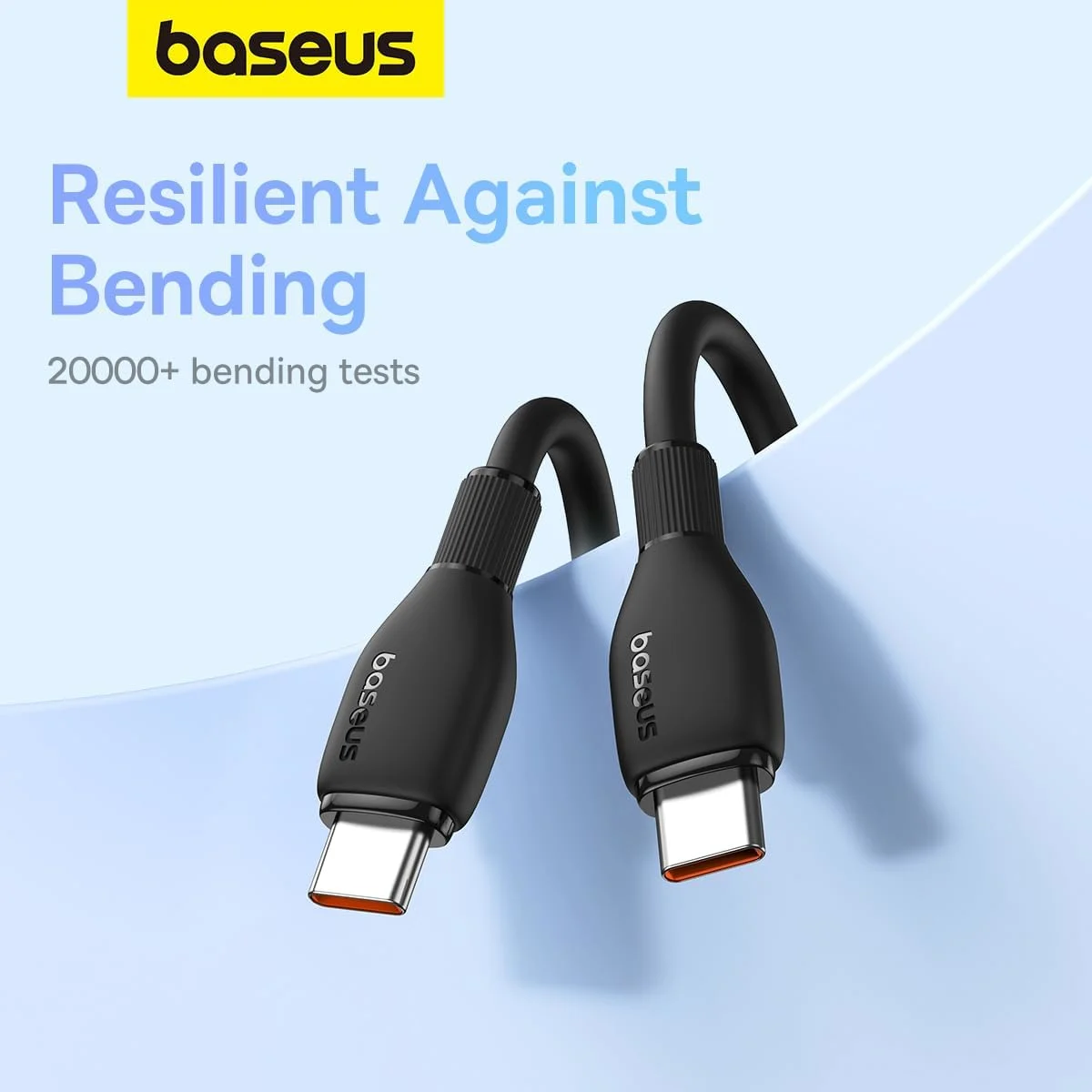 Baseus Pudding Series Fast Charging Cable With High-Speed Data Transmission Type-C to Type-C 100W 5A