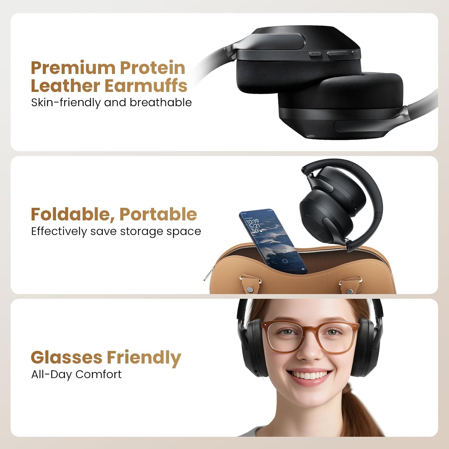 HAYLOU S40 ANC Wireless Over Ear Headphone