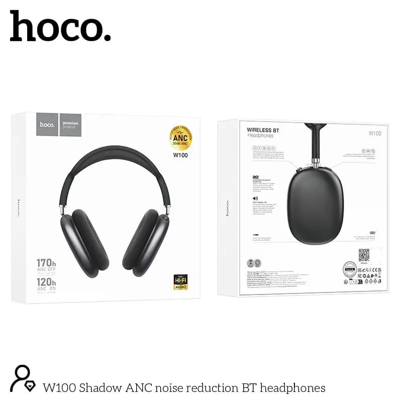 Hoco W100 ANC Bluetooth Headphone
