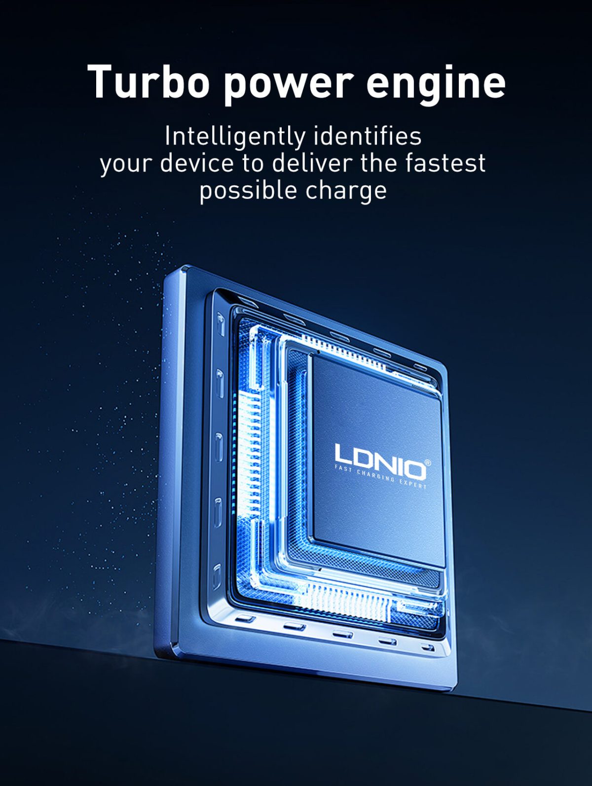 LDNIO WL02 5 IN 1 Desktop Wireless Charging Station