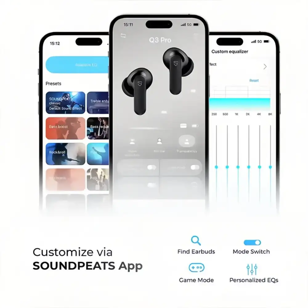 SOUNDPEATS Q3 Pro Wireless ANC Earbuds