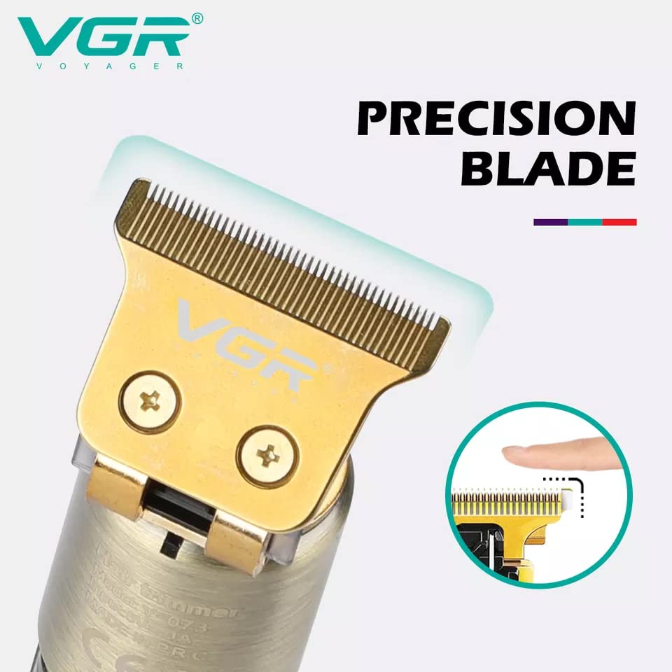 VGR V-073 Professional Hair Trimmer With LED Display
