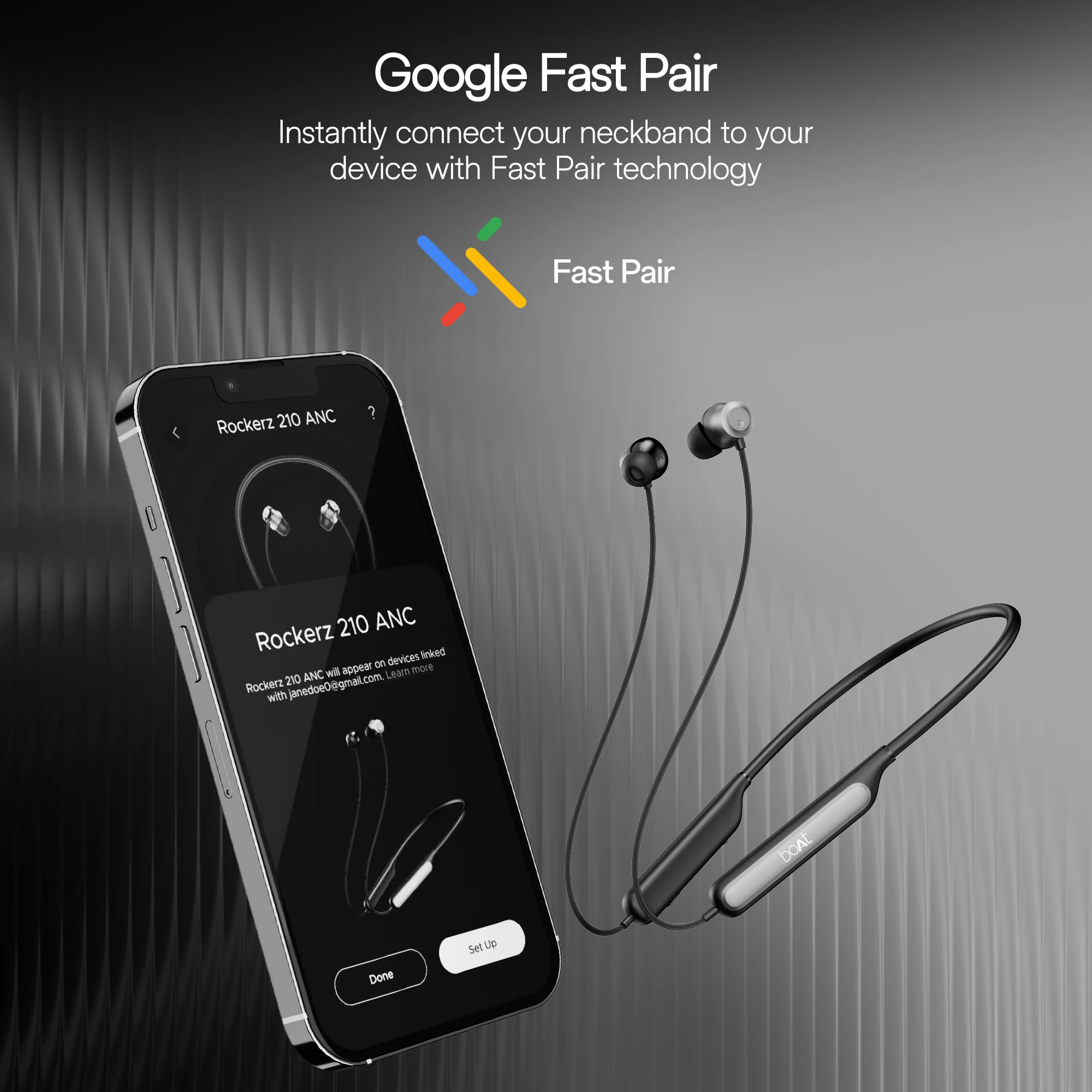 boAt Rockerz 210 ANC Wireless Neckband