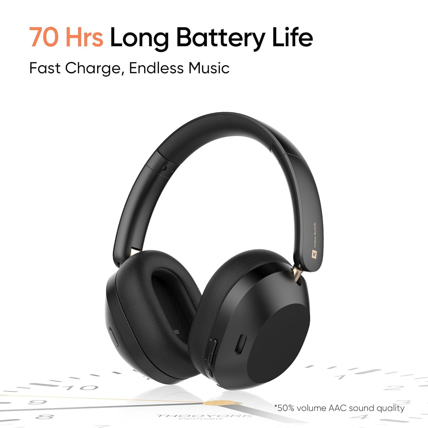 realme TechLife Studio H1 Over Ear Wireless Headphone