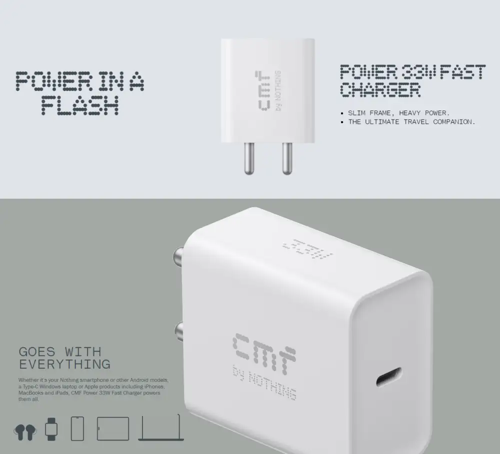 CMF by Nothing 33W Quick Charger