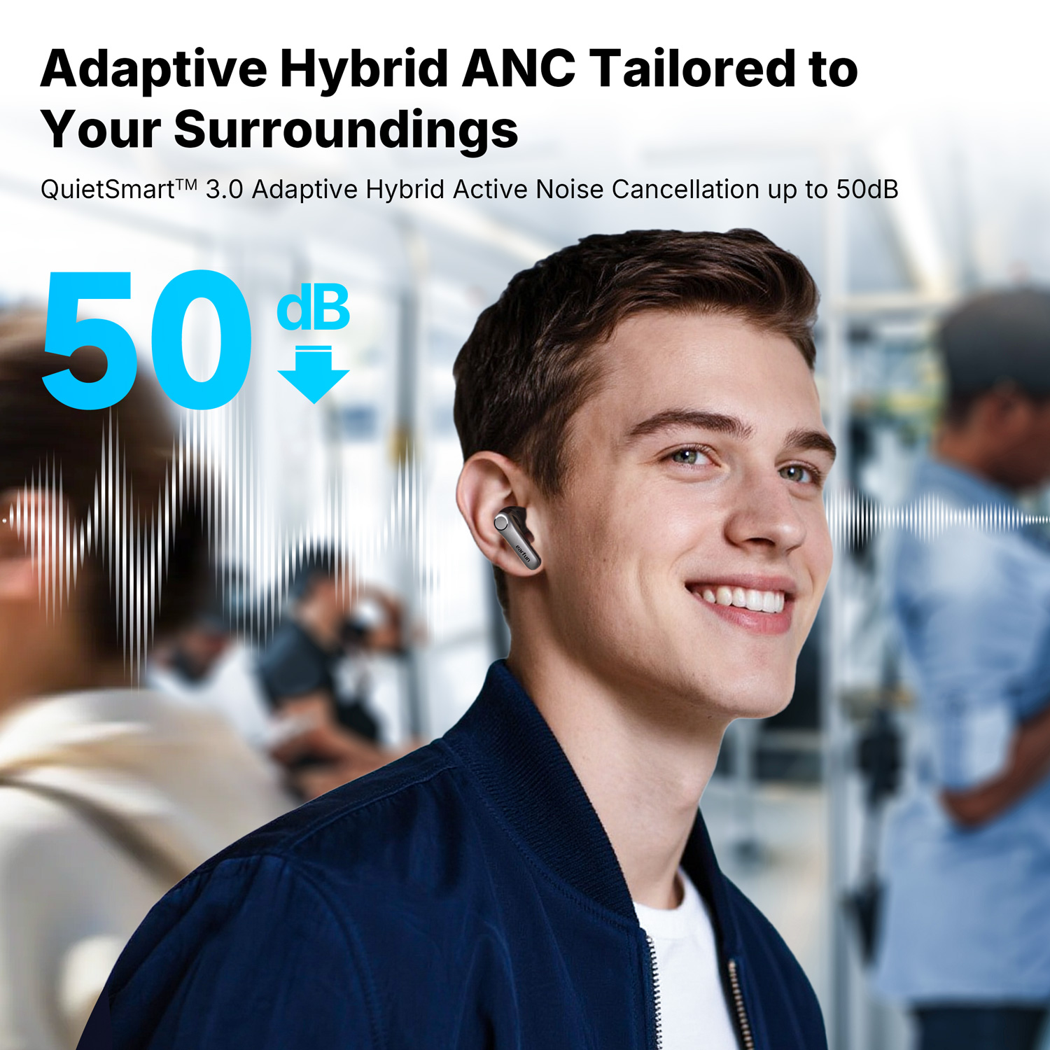 EarFun Air Pro 4+ Hi-Res Adaptive ANC Earbuds