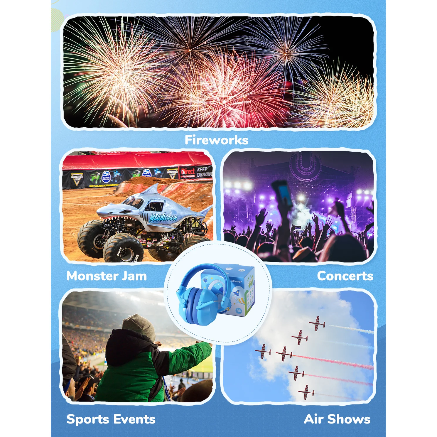 iClever IC-EM01 Noise Reduction Ear Muffs