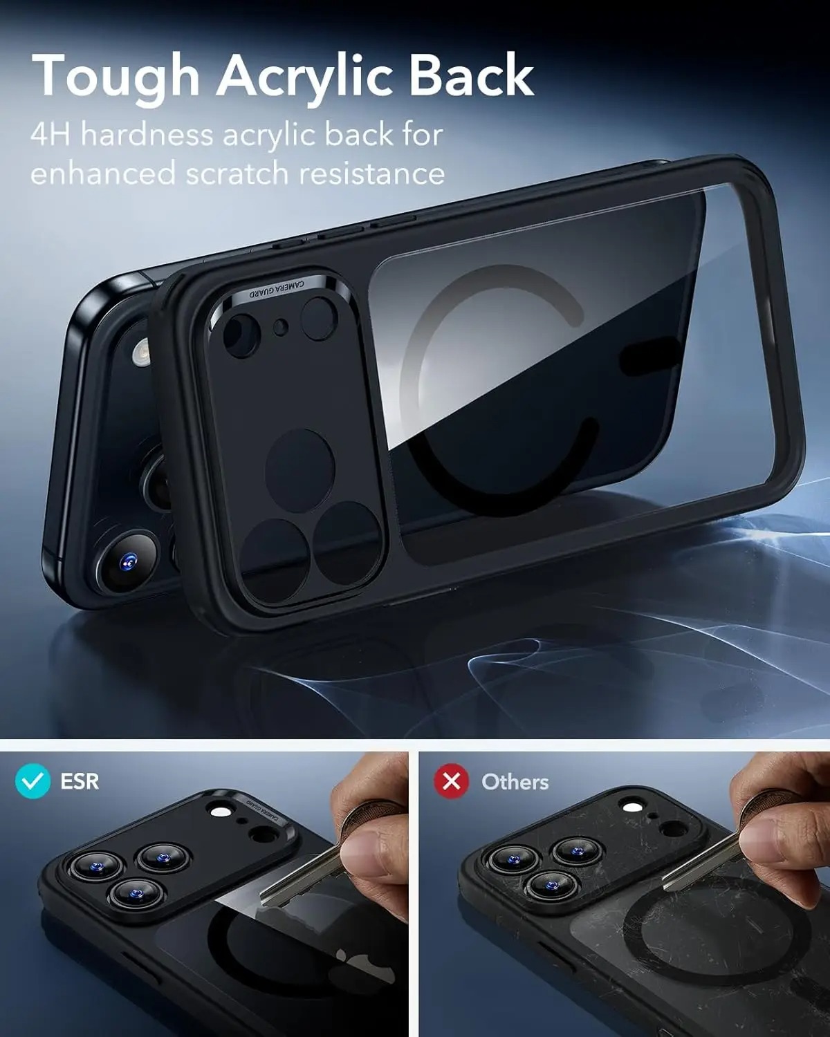 ESR Classic Hybrid Magnetic Case for iPhone 17 Pro & iPhone 17 Pro Max With Camera Control 