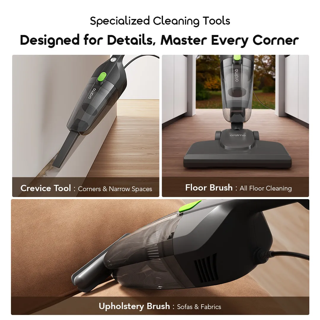 Oraimo CordForce Flex Corded 2-in-1 Stick Vacuum