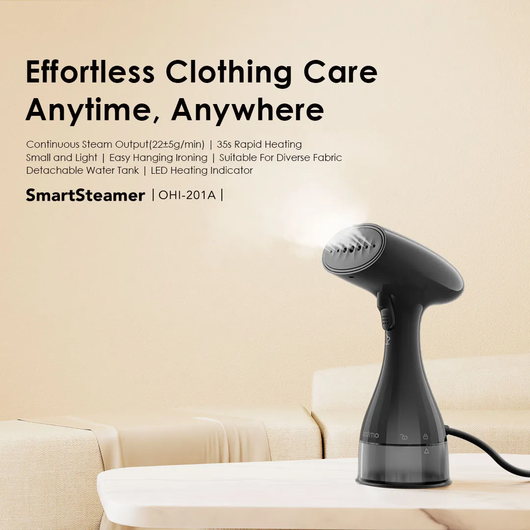 Oraimo SmartSteamer 1500W Handheld Garment Steamer