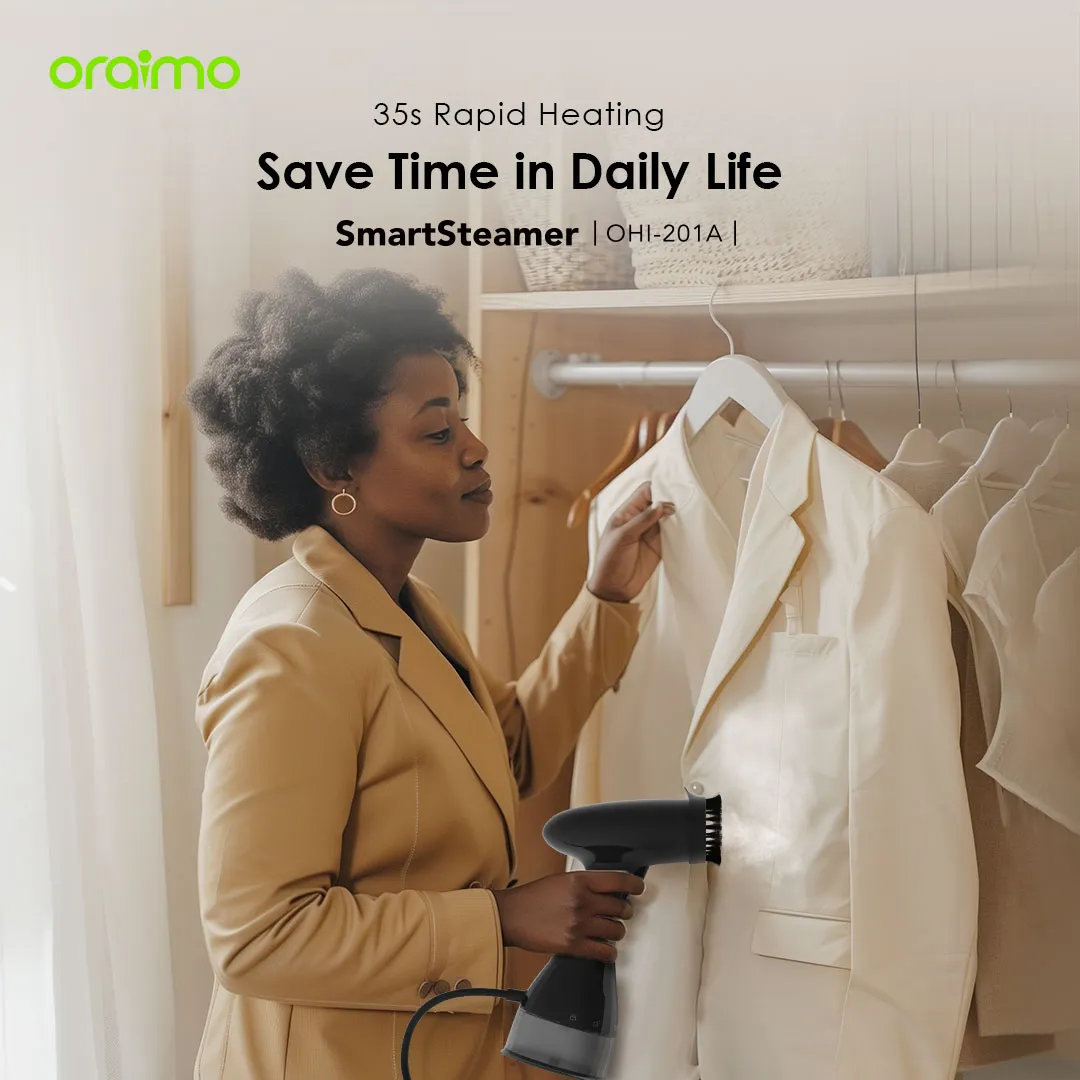 Oraimo SmartSteamer 1500W Handheld Garment Steamer
