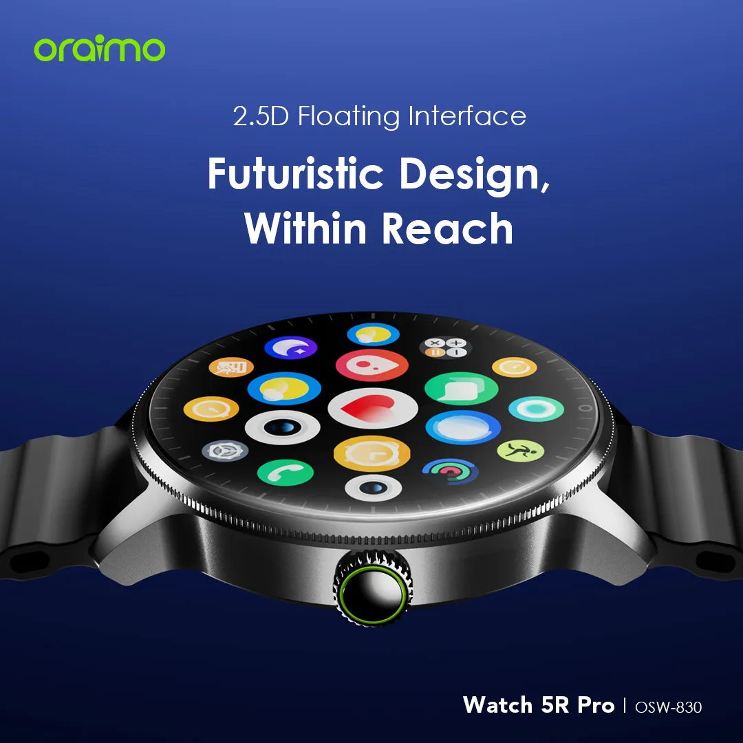 Oraimo Watch 5R Pro BT Calling Smartwatch