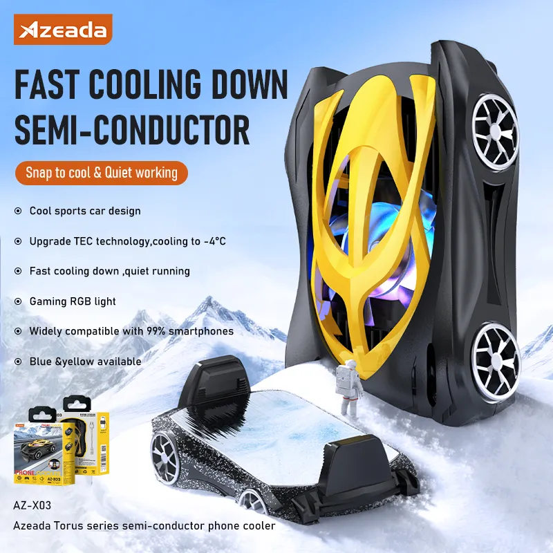 Azeada Semiconductor Phone Cooler for iPhone 15 Pro Max