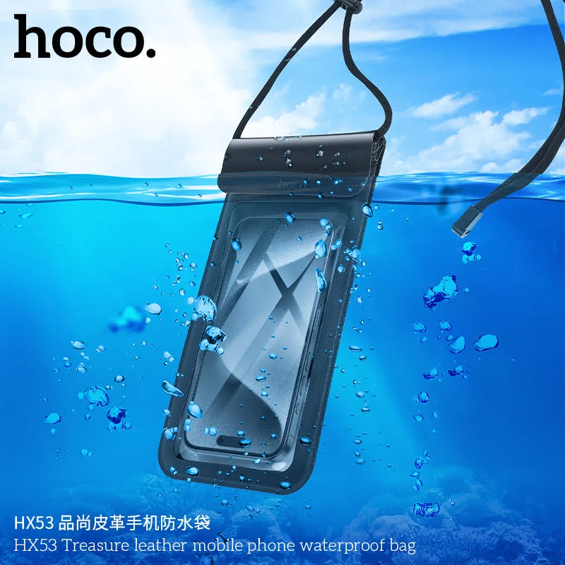 Hoco HX53 Treasure Leather Mobile Phone Waterproof Bag