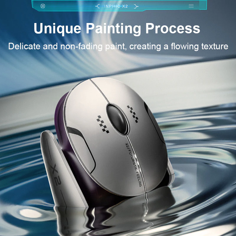 Inphic X2 Bluetooth and 2.4G Wireless Mouse