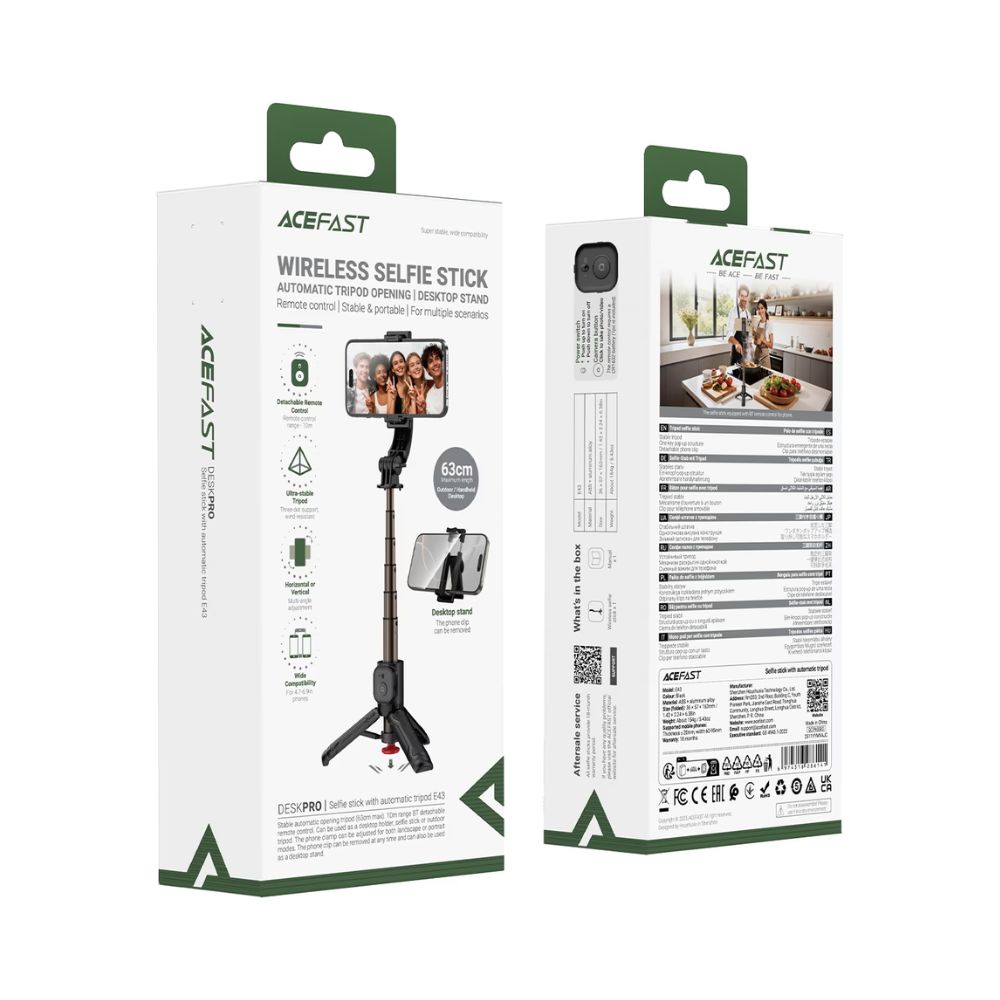 ACEFAST E43 Selfie Stick with Tripod