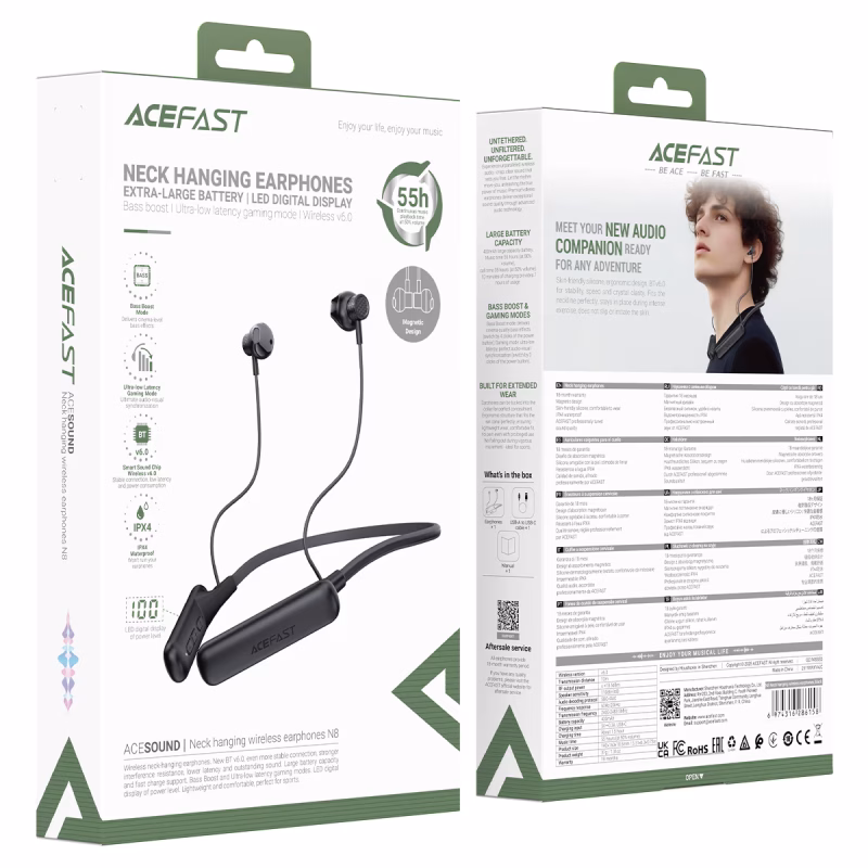 ACEFAST N8 neck-hanging Wireless Earphones