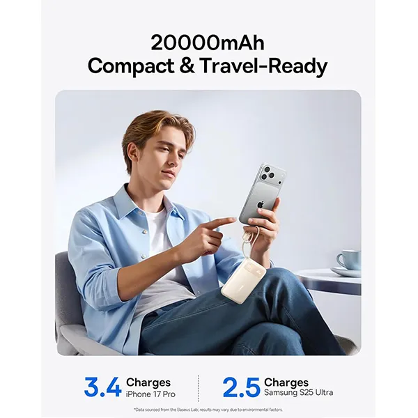 Baseus EnerFill FC11 20000mAh 45W Fast Charging Power Bank