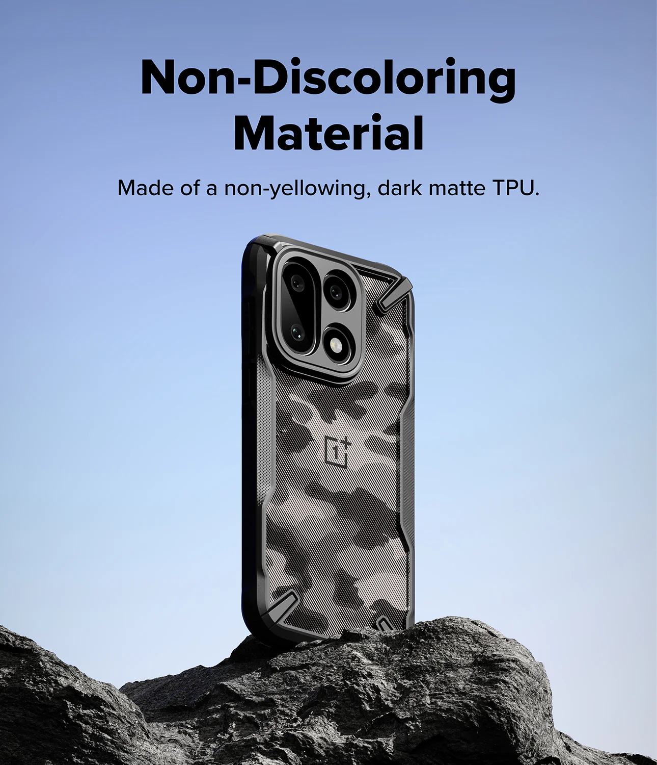 Ringke Fusion-X Camo Black Case For Oneplus 15