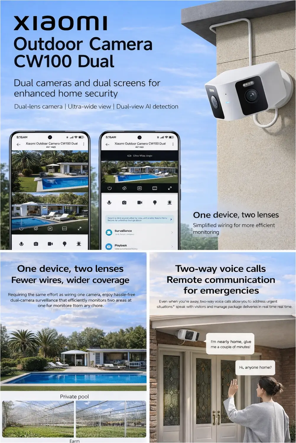 Xiaomi CW100 Dual Outdoor Camera