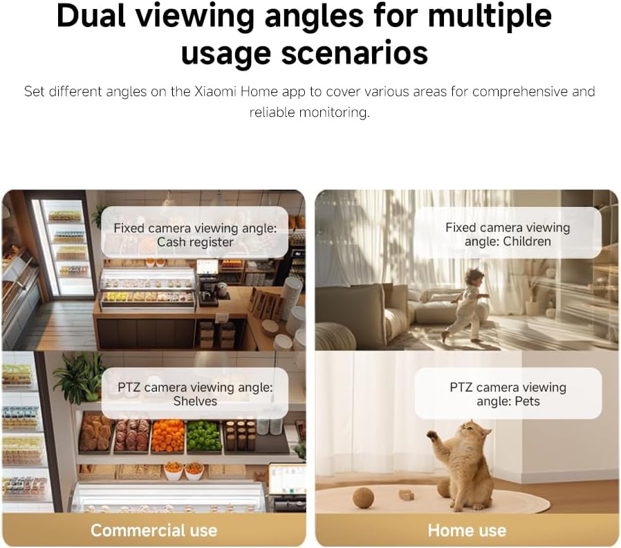 Xiaomi Mi C500 Dual 2K 360° Smart Home Security WiFi Camera