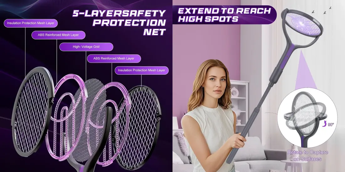 Xiaomi Qualitell L3 Rechargeable Electric Mosquito Swatter