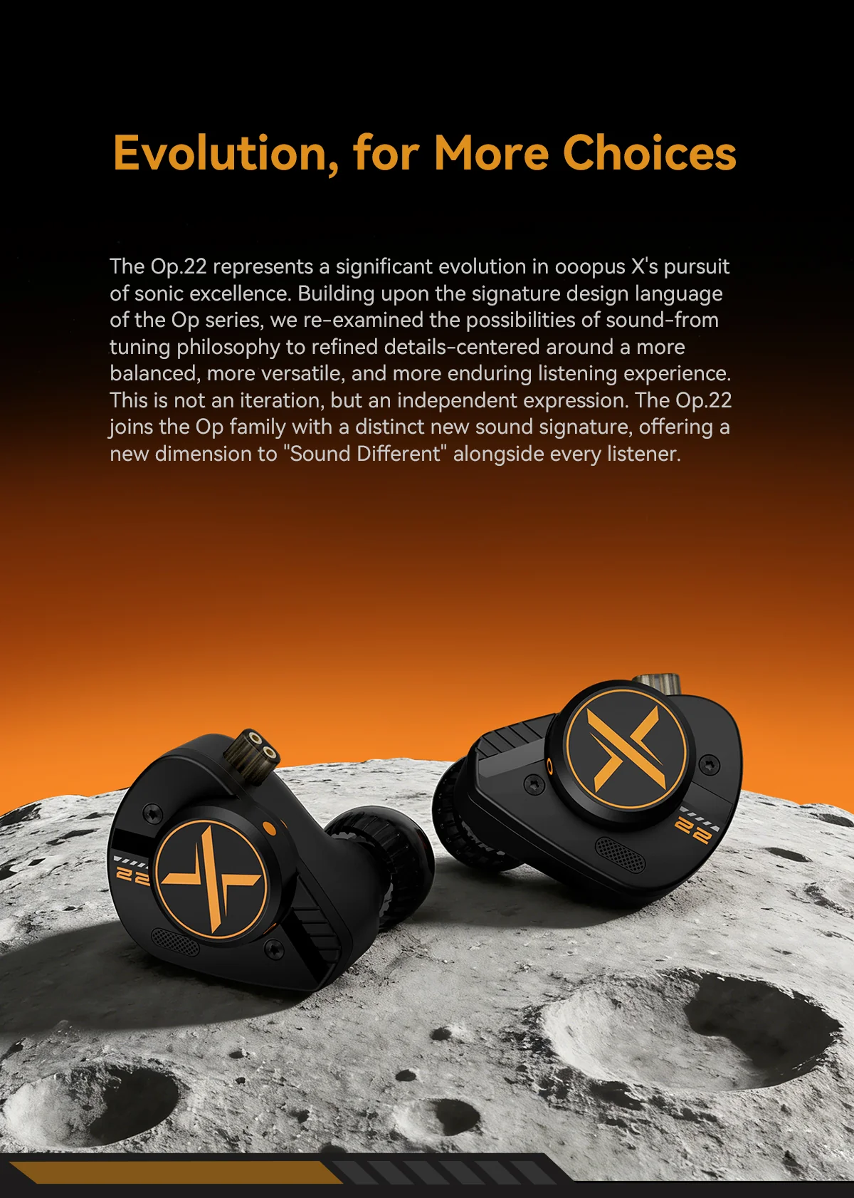 ooopusX Op.22 2DD+2BA In-ear Headphone