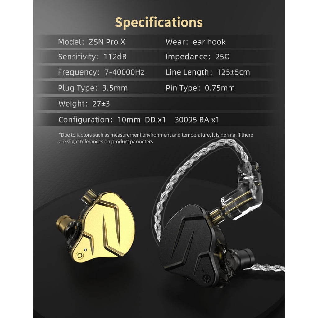 KZ ZSN PRO X Dual Dynamic Earphone | Unique Gadget BD